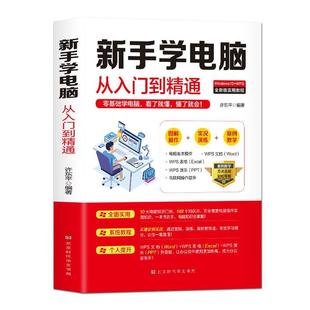 正常发货 正版包邮 新手学电脑从入门到精通 许东平 书店 历史学家书籍 畅想畅销书