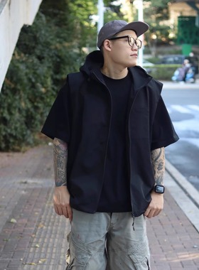 OBSERVER SSA 连帽山系机能春夏简约百搭日系户外风宽松马甲