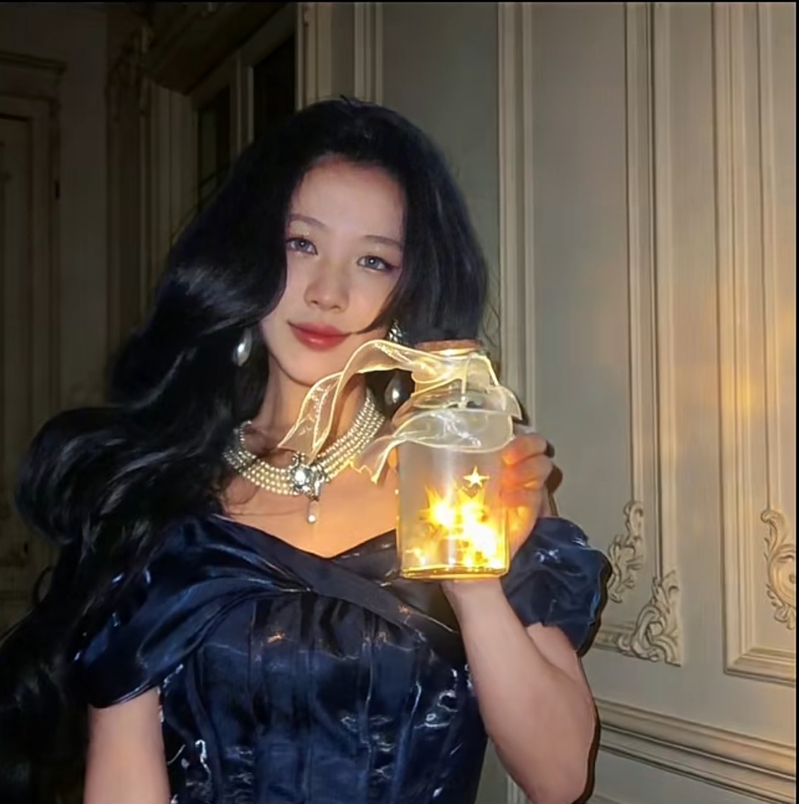 3D灯膜星星许愿瓶少女心夜灯摆件