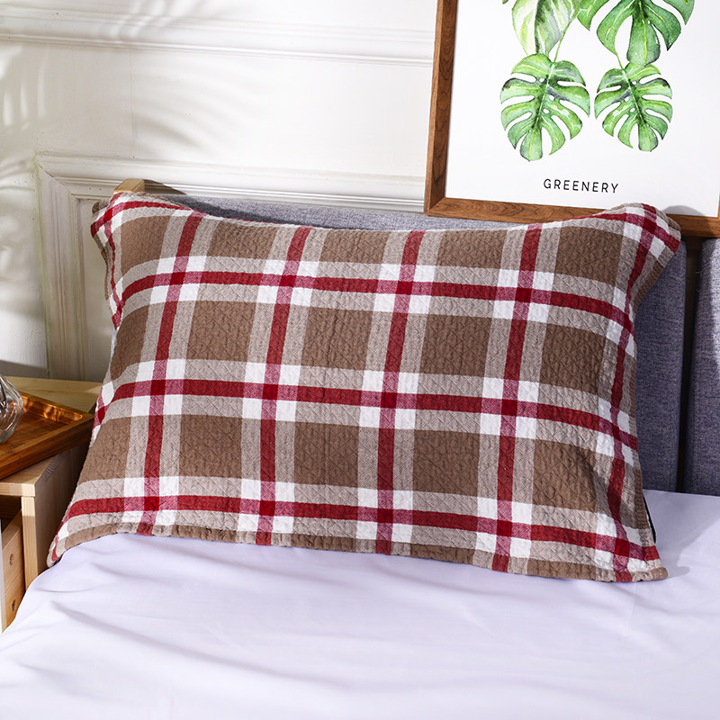 纯棉枕巾纯棉正品一对装成人纱布100%纯棉高档枕头巾情侣素色