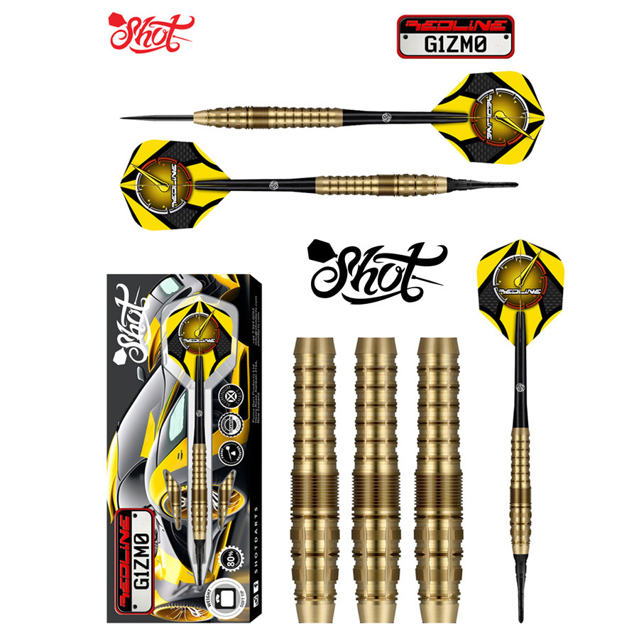 shot Redline G1ZM0 darts 80%钨钢专业软硬式比赛酒桶家用飞镖