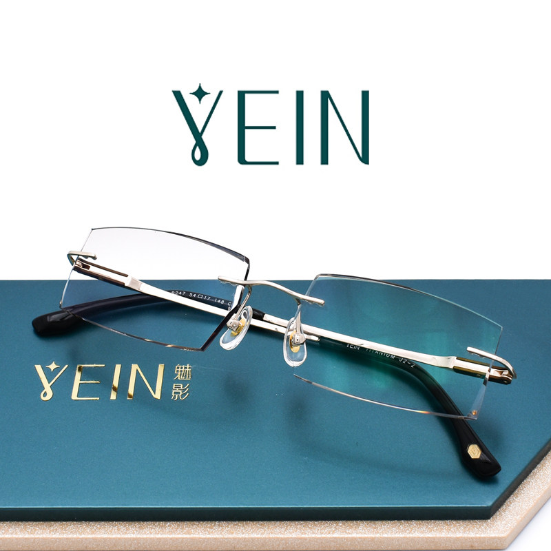 YEIN/魅影钻石切边眼镜