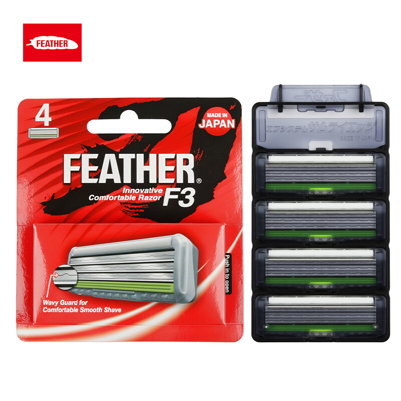 替换个装日本feather手动刀片图片