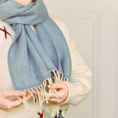 KLIPPAN秋冬高档羊绒美利奴围巾