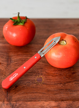 正规法国进口Opinel细锯齿番茄西红柿奇异果削皮器实木手柄不锈钢