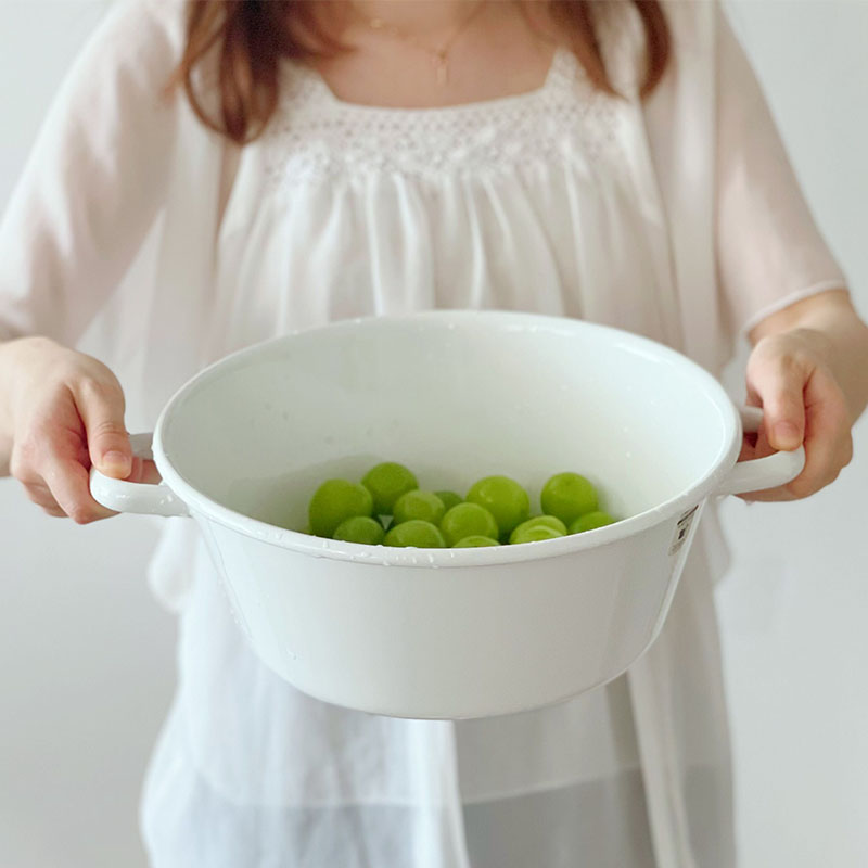 搪瓷復古多功能奧地利漏勺