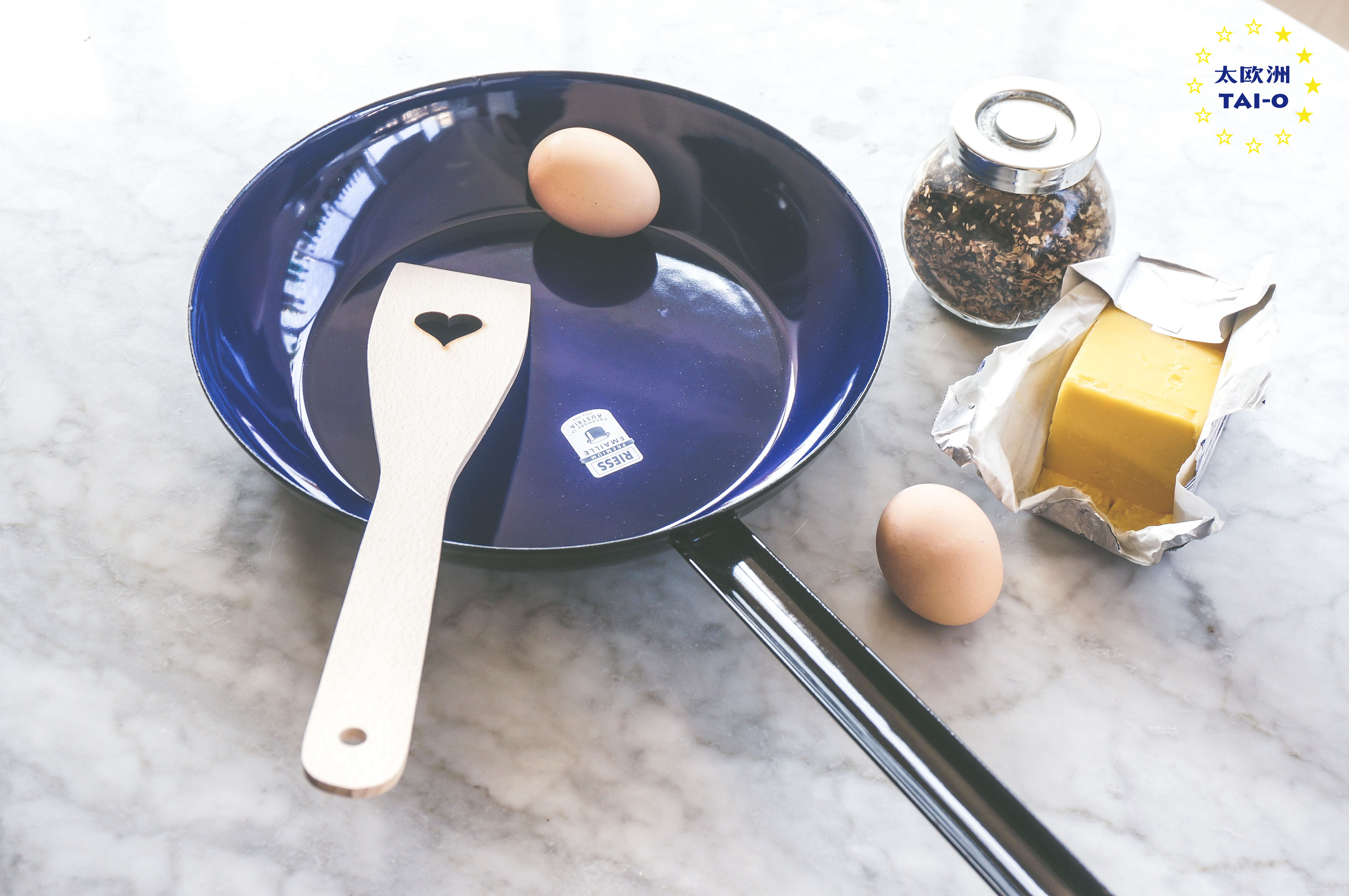 奥地利riess进口搪瓷酱料煎锅