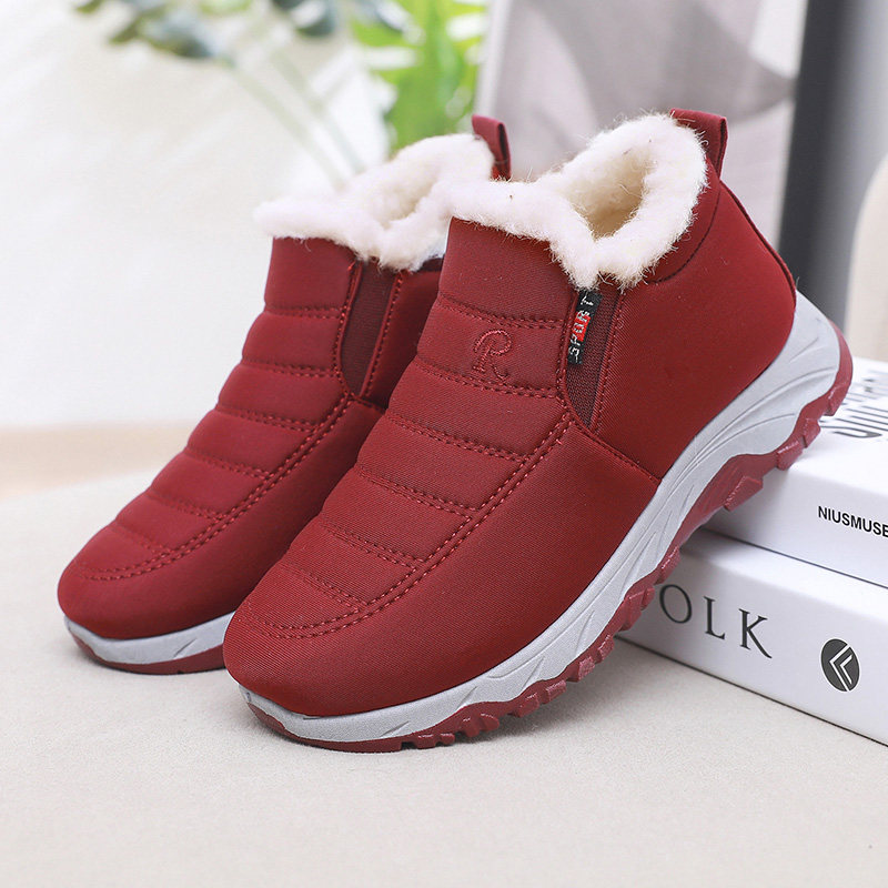 绵羊毛棉鞋女冬季加绒加厚中老年运动鞋平底防水保暖妈妈鞋雪地靴,女鞋,时尚雪地靴,淘宝优惠券,粉丝福利购,淘宝优惠卷