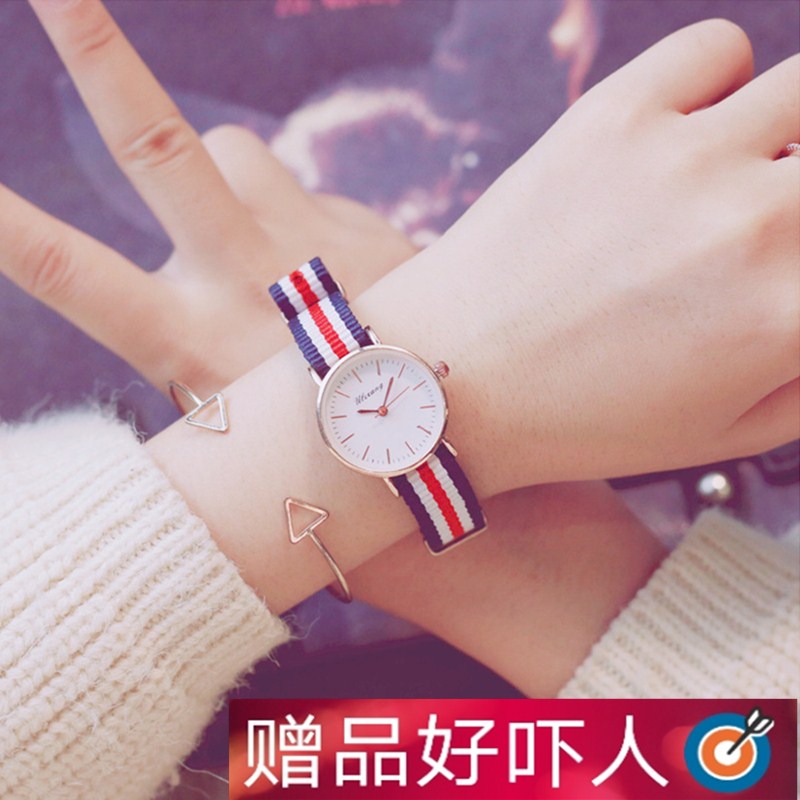 chic手表女學生韓版簡約復古潮流ulzzang休閑大氣可愛迷你小巧ins