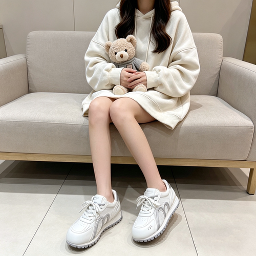 真皮+透网！专柜商场撤柜断码夏季软底休闲阿甘鞋女M8-871830