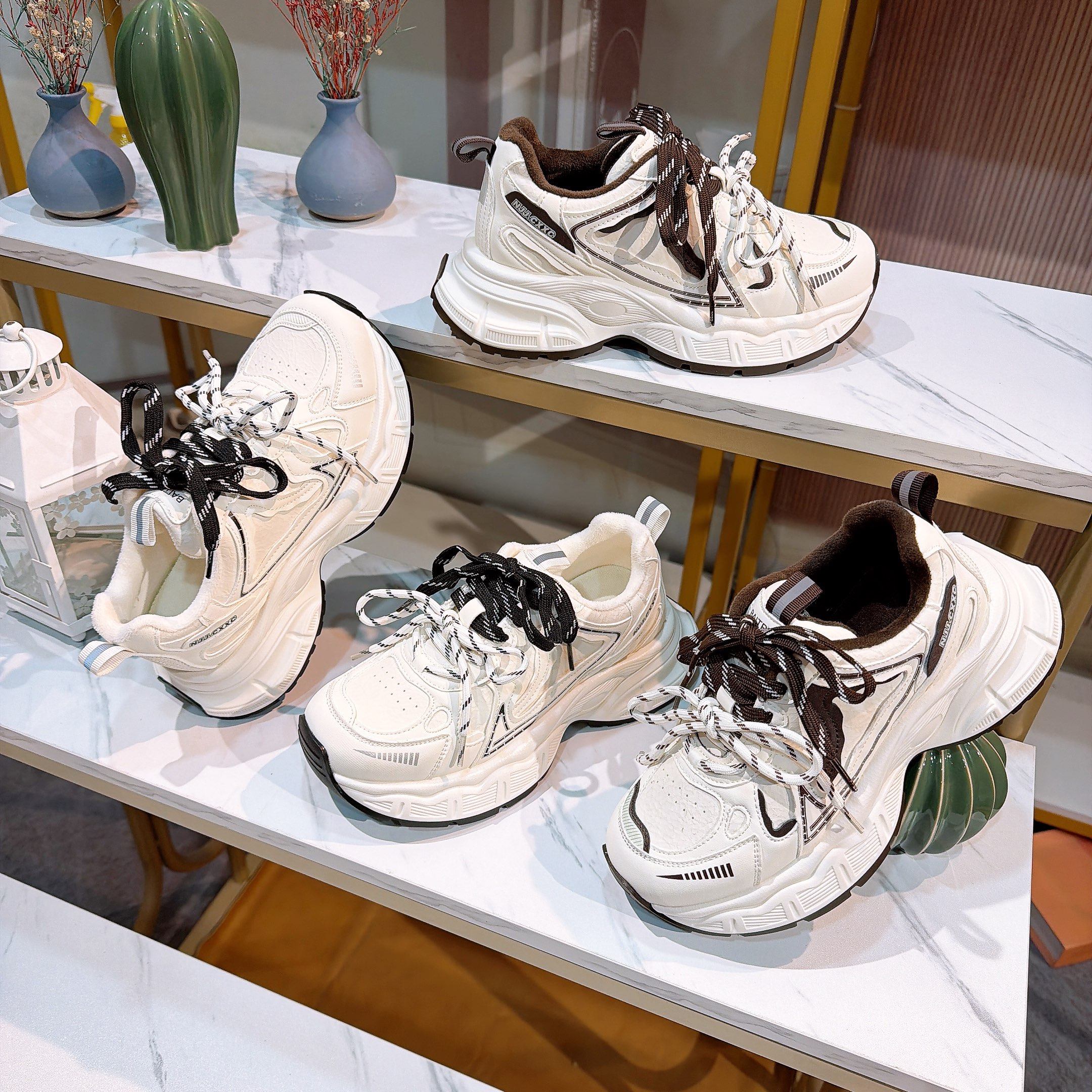 真皮+绒里！专柜商场撤柜断码时尚厚底休闲老爹鞋女Z517107-8A,女鞋,老爹鞋,淘宝优惠券,粉丝福利购,淘宝优惠卷