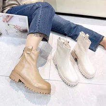 厚底马丁靴！专柜商场撤柜特价女鞋平底时尚舒适百搭短靴YD21091A