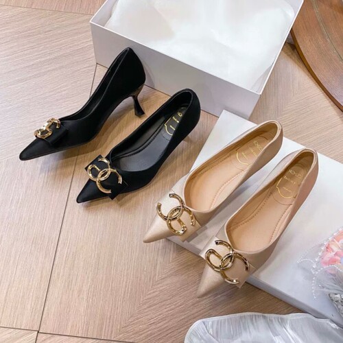 专柜撤柜浅口单鞋女细跟高跟鞋