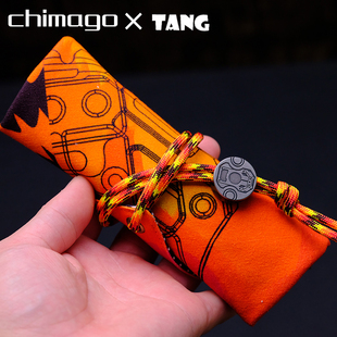 赤马Chimago联名Tang 虎贲刀帕手帕 纯棉EDC收纳 随身战旗潮玩