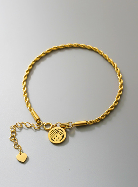 小众国潮钛钢显白新款女生手链