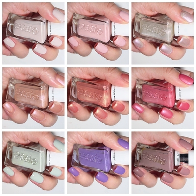 绝版色!美国essie扭扭瓶微光疗快干指甲油免烤防水不可剥多色412