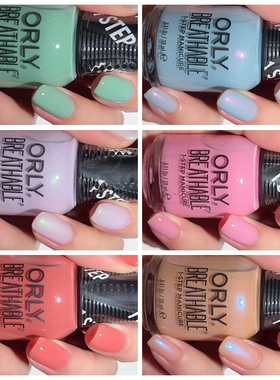 美国orly指甲油 Breathable透气 2025夏季tide&seek系列 12free
