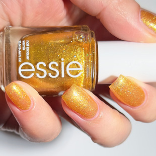 闪烁流光金 带偏光小闪片 caught tape 1593 美国ESSIE指甲油