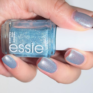 temperature 1838 check 璀璨亮闪浅蓝 美国essie指甲油2025春季