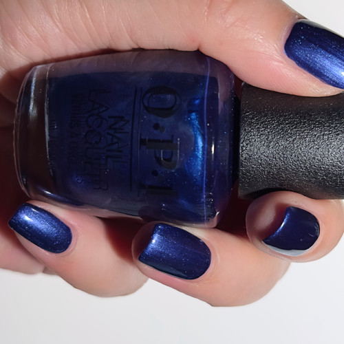 OPI H021水瓶座珠光蓝指甲油清冷雾霾蓝细珍珠免烤冷白皮显白美甲