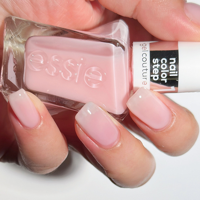 美国essie透粉色指甲油持久快干