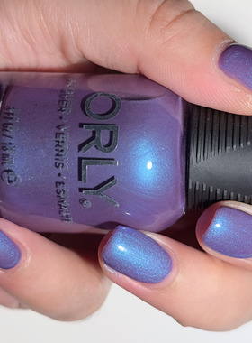 美国orly指甲油12free防水 幻紫星芒 2000239 opposites attract