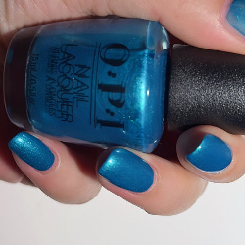 美国OPI指甲油 蓝闪 B54 Teal the Cows Come Homethe