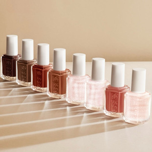 显白防水免考摩卡棕大地色枯玫瑰色 新品 美国ESSIE指甲油 2025秋季