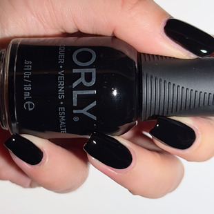 liquid 12free免烤防水不可剥 vinyl 20484纯黑色 美国Orly指甲油