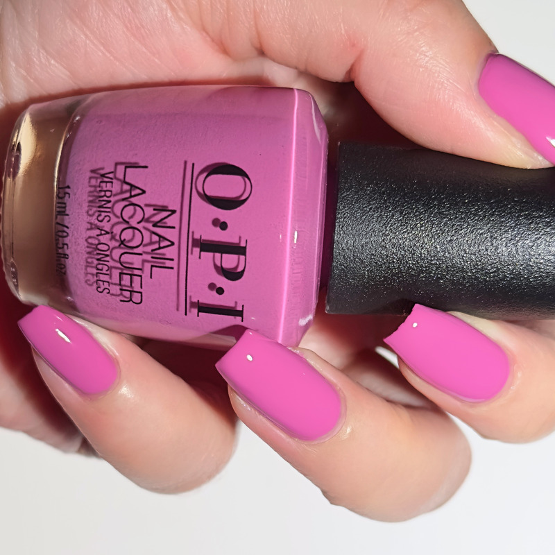 OPI指甲油显白优雅柔美紫藕粉色豆沙免烤 T82 arigato from tokyo