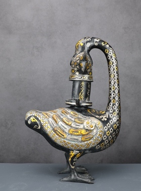 山西博物馆雁鱼灯汉代灯具凤灯宫灯青铜器古摆件收藏工艺品礼品