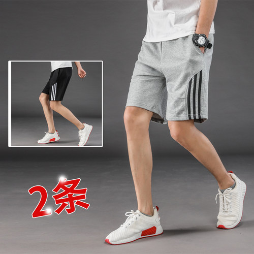 夏季薄男士纯棉短裤夏天宽松潮流