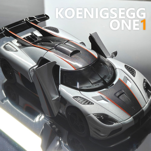 柯尼塞格ONE1合金车模豪华跑车儿童玩具男孩收藏仿真摆件汽车模型