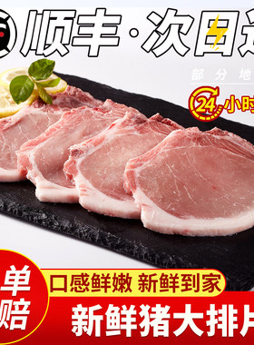 原切猪大排顺丰包邮新鲜冷冻