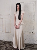 气质优雅短上衣外套千金马甲立体花收腰衫 复古短袖 雾白法式 拙守