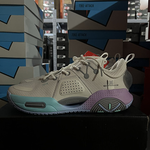 LiNing李宁 全城9 棉花糖 织物合成革TPU 减震防滑耐磨运动鞋