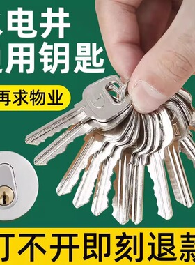 物业锁芯钥匙管道井水井电井水表水电房防火门弱电间通用锁芯