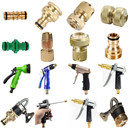 洗车水枪水管4分5分6分铜通水接头止水多功能水龙头标准修补接头