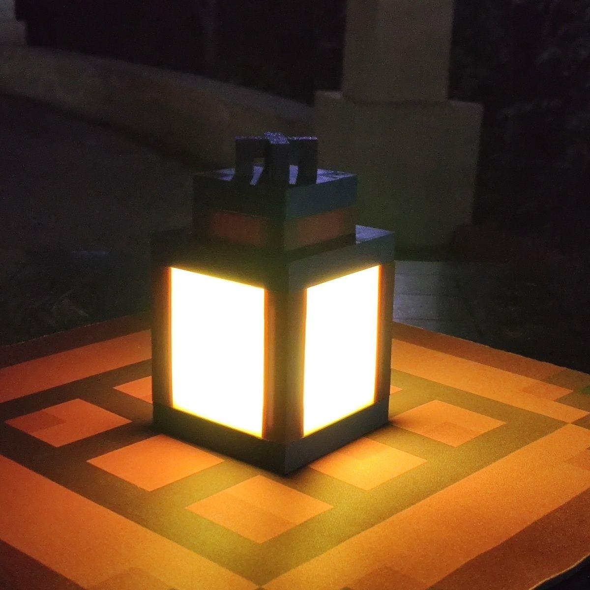 我的世界灯笼火把床头灯USB小夜灯游戏周边玩具模型氛围装饰
