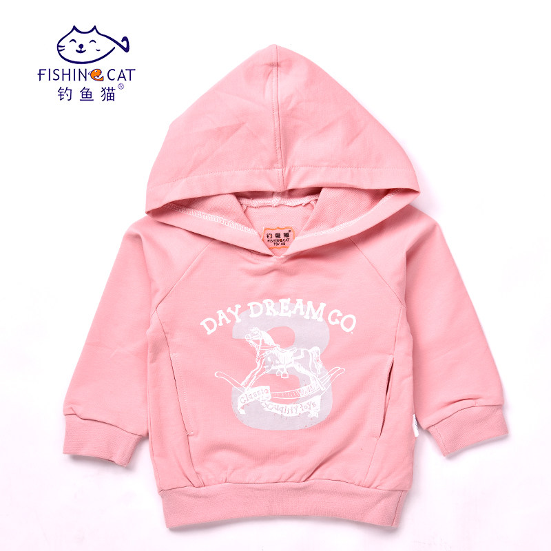 钓鱼猫卫衣纯棉宝宝卫衣男0一1岁婴儿夏装宝宝上衣春秋男婴儿衣服|ruв категории Детская одежда, футболка - от Buy2taobao.com для оказания профессиональной услуги покупки агента Taobao