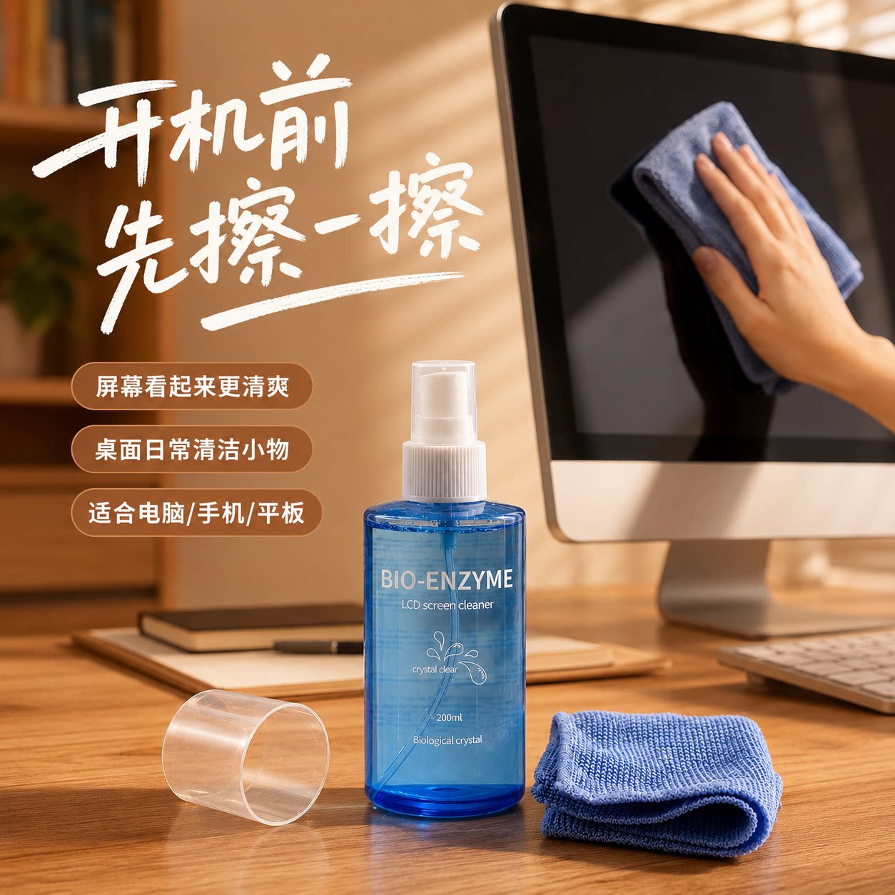 手机电视平板通用除尘清洁套装