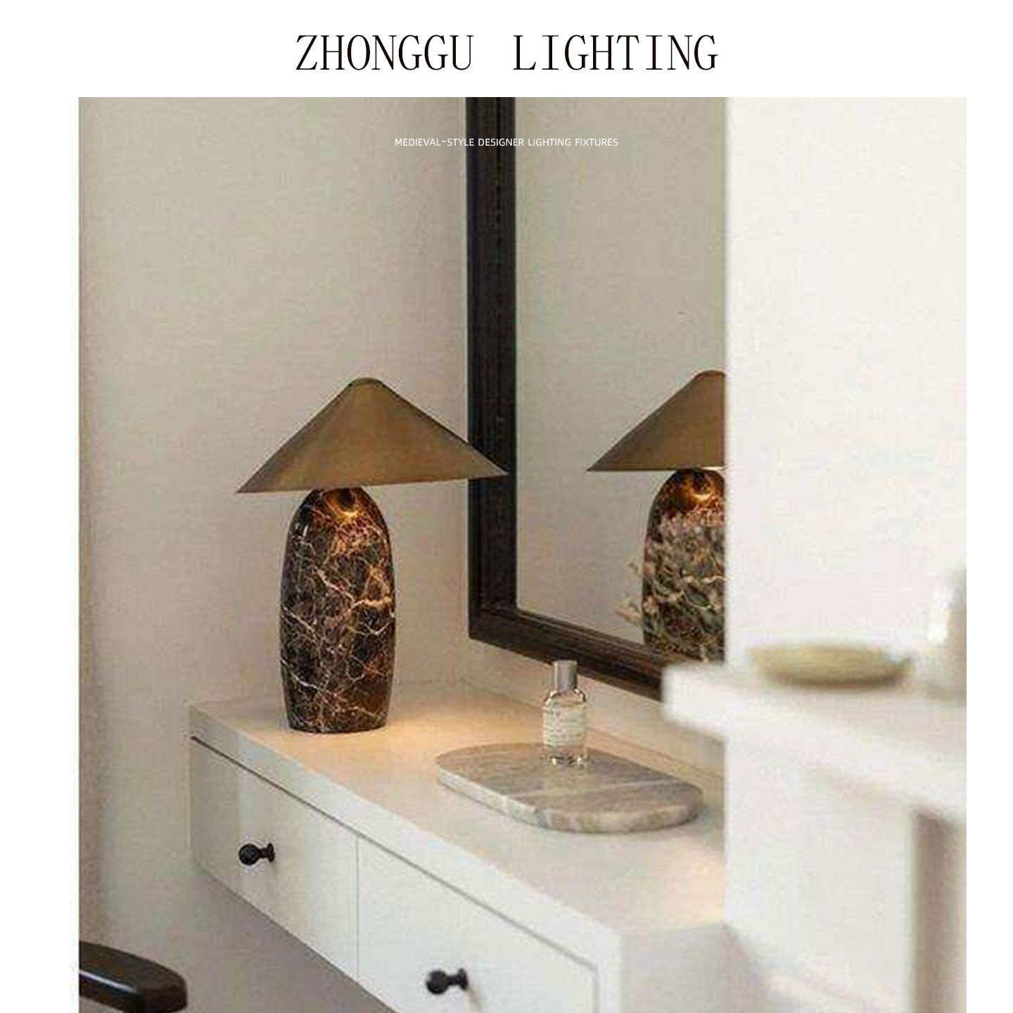 北欧Valli大理石充电台灯现代简约设计师创意客厅卧室床头氛围灯