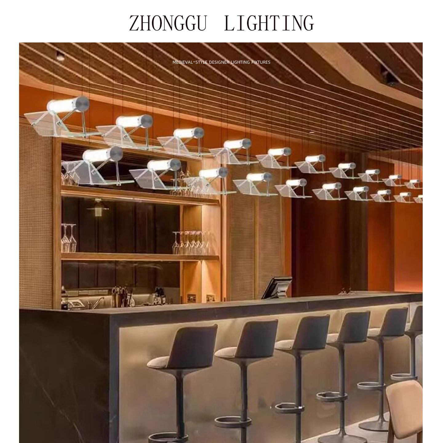 极简创意烟灰色玻璃马扎灯吊灯咖啡厅前台工业风酒吧简约艺术灯具