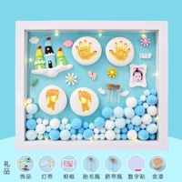 12 -INCH Blue Castle Model+теплая лампа+золотой лак может быть доступен в течение 100 дней