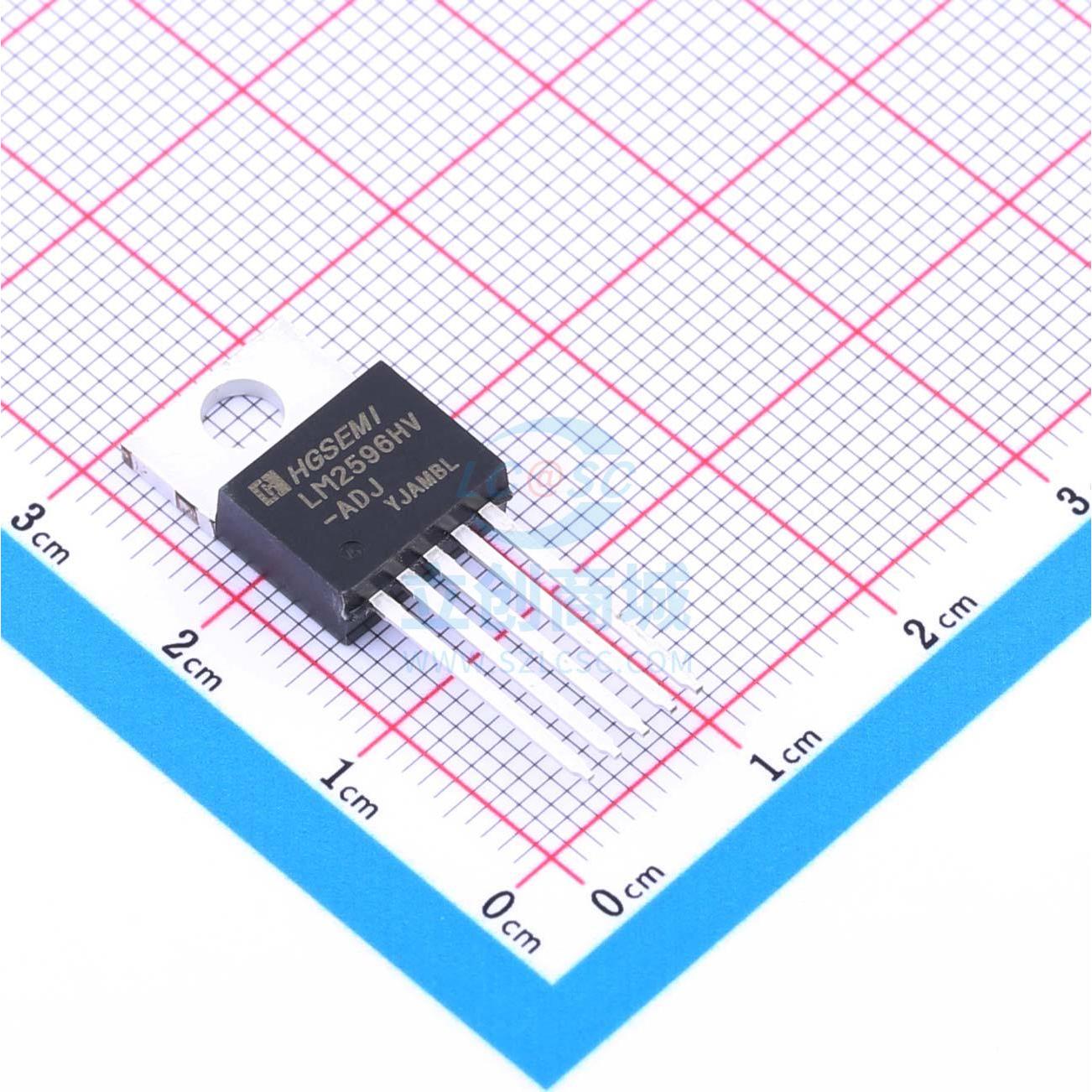 DC-DC电源芯片 LM2596HVT-ADJ TO-220-5 HGSEMI 全新原装正品