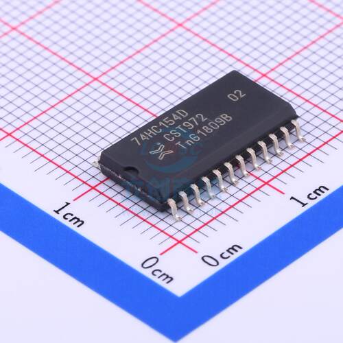 信号开关/编解码器/多路复用器 74HC154D,653 SOIC-24_300mil 全