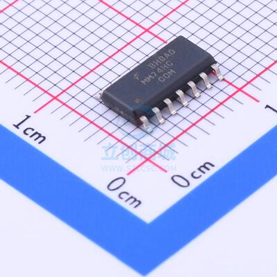 逻辑门 MM74HC00M SOIC-14 ON 全新原装进口