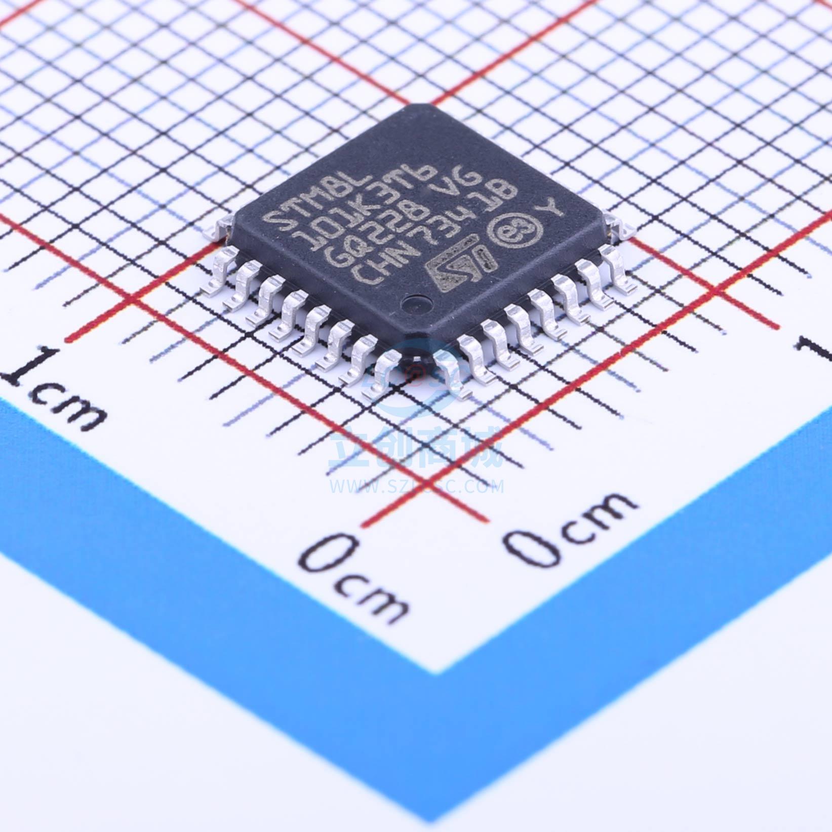 单片机芯片IC STM8L101K3T6 LQFP-32_7x7x08P ST 全新原装进口