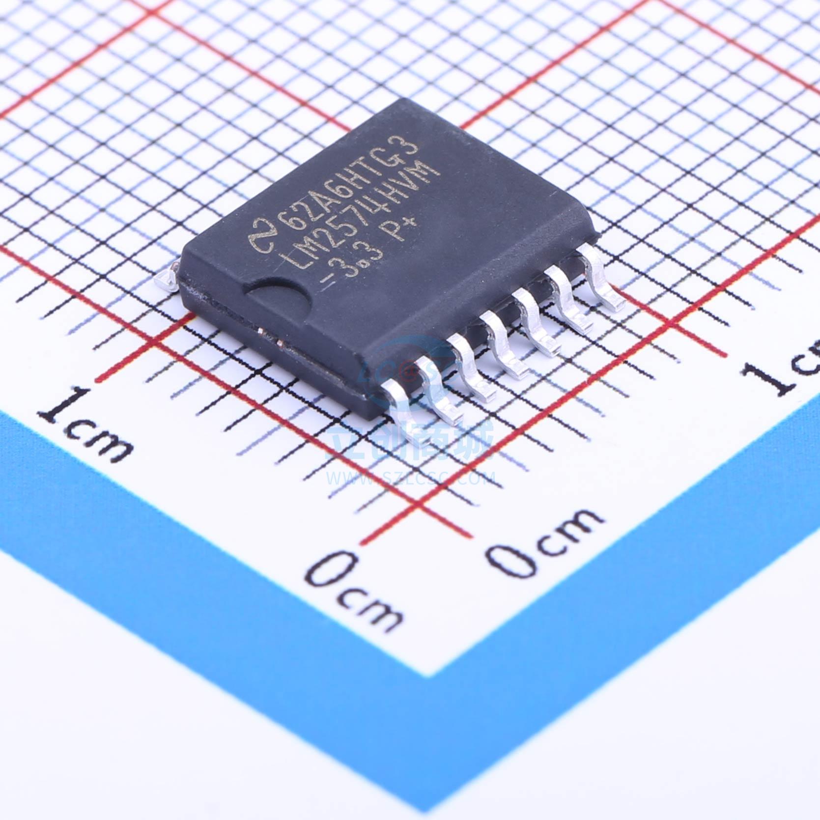 DC-DC电源芯片 LM2574HVMX-3.3/NOPB SOIC-14_300mil TI(