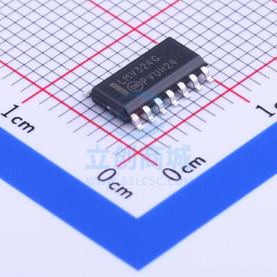 运算放大器 LMV324DR2G SOIC-14_150mil ON 全新原装进口